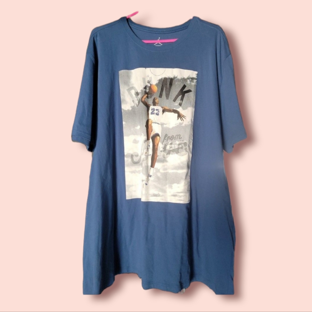 Michael Jordan Blue T Shirt